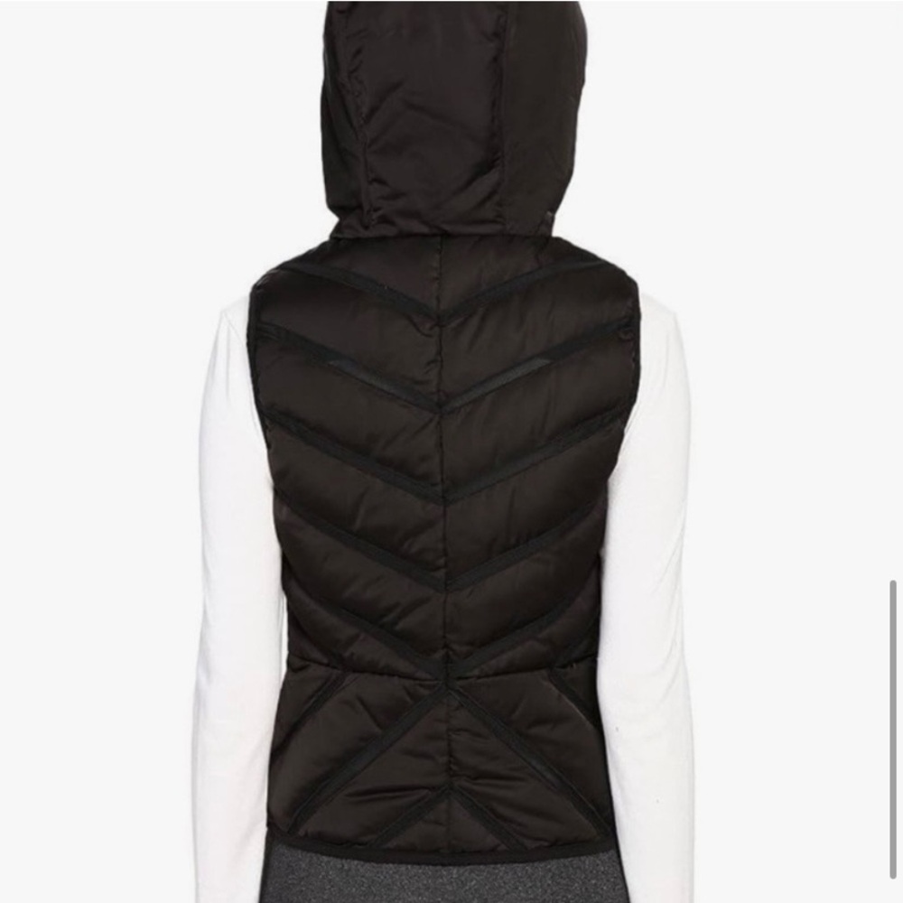 Blanc Noir - Mesh Insert Puffer Vest - Black - Size Small - Great Shape - Picture 7 of 17